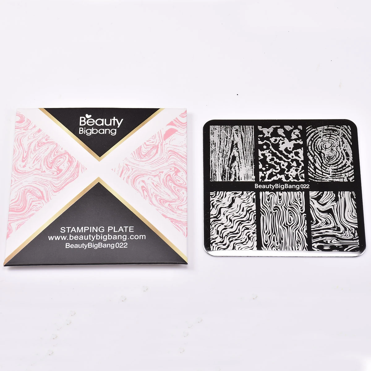 Beautybigbang штампованные пластины для ногтей дерево годовое кольцо Гофрирование