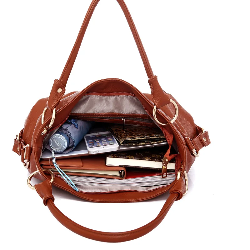 Лидер продаж 2017 Высококачественная кожаная сумка с кисточками сумки на плечо