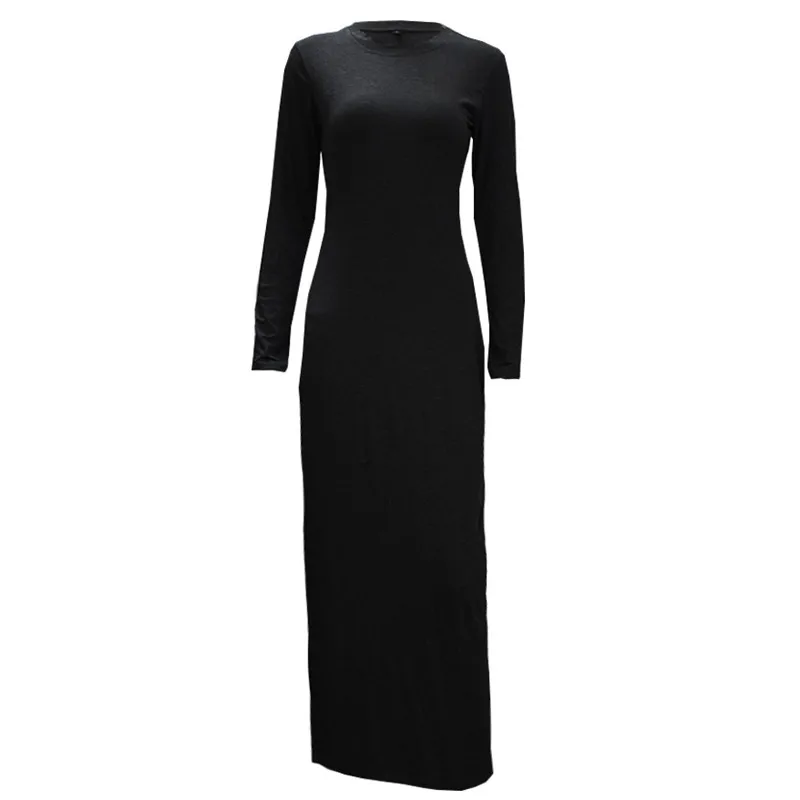 Женское длинное Хлопковое платье Кафтан Abayas мусульманский хиджаб одежда для