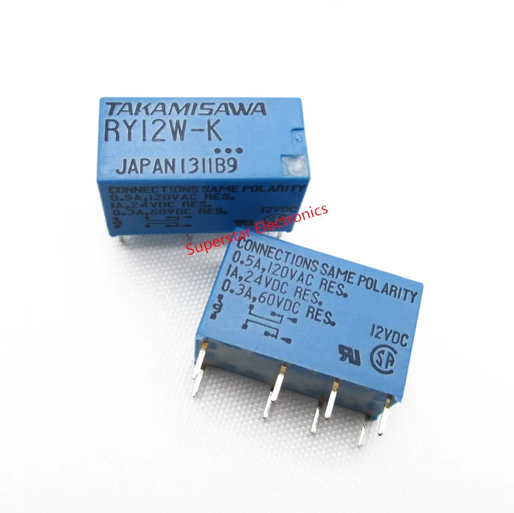 Реле сигнала DPDT TAKAMISAWA RY12W K 12 В|signal relay|takamisawa ry12w-k12v dpdt relay |