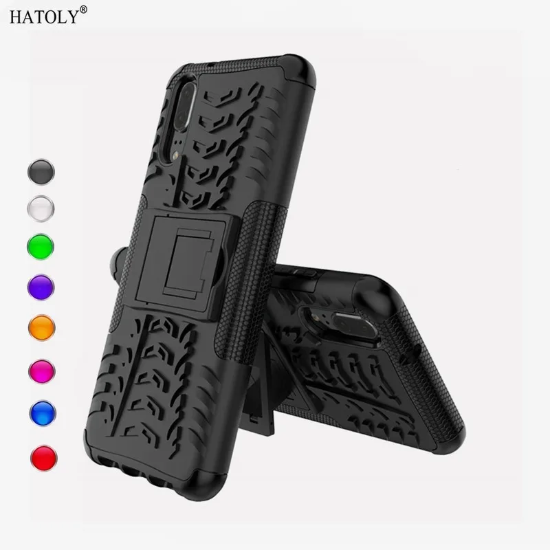 

HATOLY Case For Huawei P20 Case Cover Silicone & Plastic Armor Cover ForHuawei P20 Case For Huawei P20 Fundas 5.8" ]