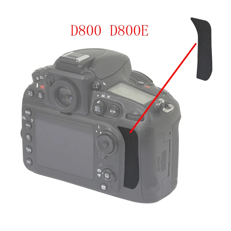 Для Nikon D90 D700 D7000 D300S D800 D800E D200 D300 резиновая задняя крышка для камеры DSLR Запасная часть
