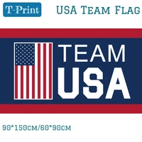 team usa flag 90x150cm polyester digital print banner with 2 grommets 3x5ft for world cup