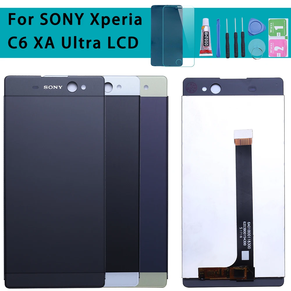 ЖК дисплей 6 0 дюйма для SONY Xperia C6 XA Ultra сменный сенсорный экран с дигитайзером в