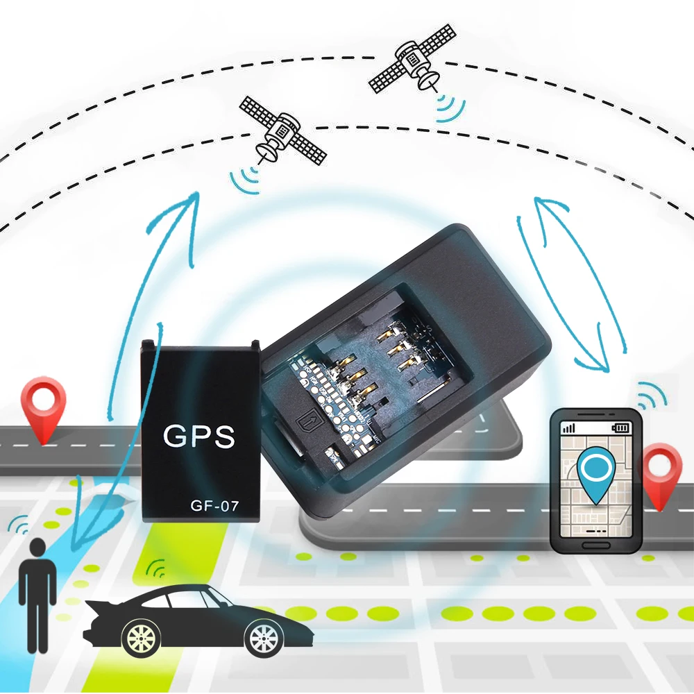 GSM GPRS Мини Автомобильный GPS локатор трекер автомобильный анти потеря Запись