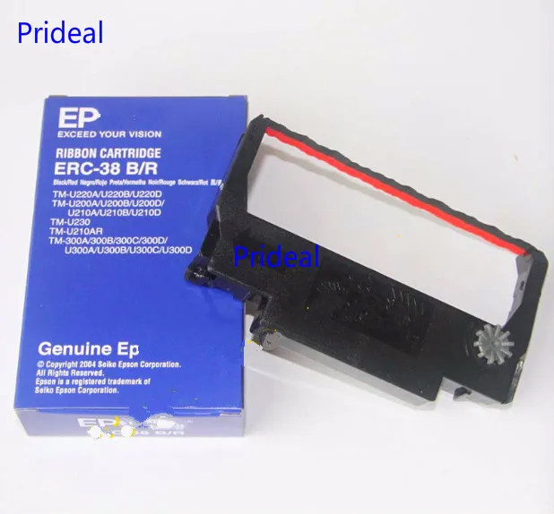 Новая Оригинальная лента для EP ERC-38B/R TM-U220D U220B U220PA U288B Pos принтера черная или