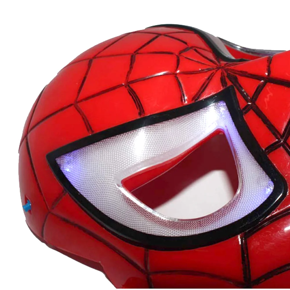 Светодиодный светящийся супергероя Хэллоуин светильник Маска детская мyльтяшнaя