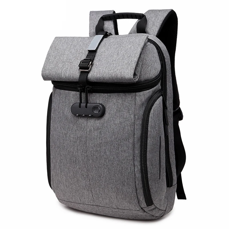 

Fashion Anti Theft Password lock Backpack Men Reflective Back Pack Travel bagpack Laptop Bags for Male Notebook Bagpack