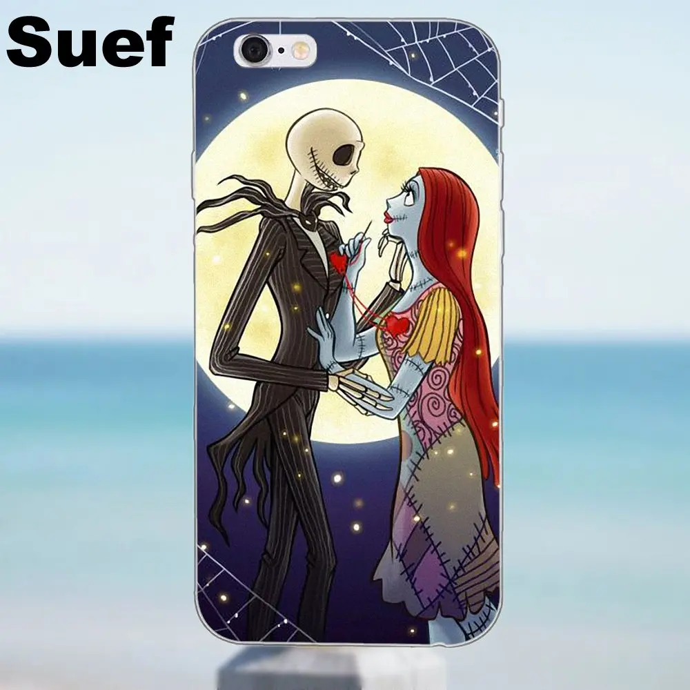 Джек Скелетон и Салли любовь цитаты для iPhone X 4 4S 5 5S 5C SE 6 6S 7 8 Plus Galaxy J1 J3 J5 J7 A3 A5 2016 2017