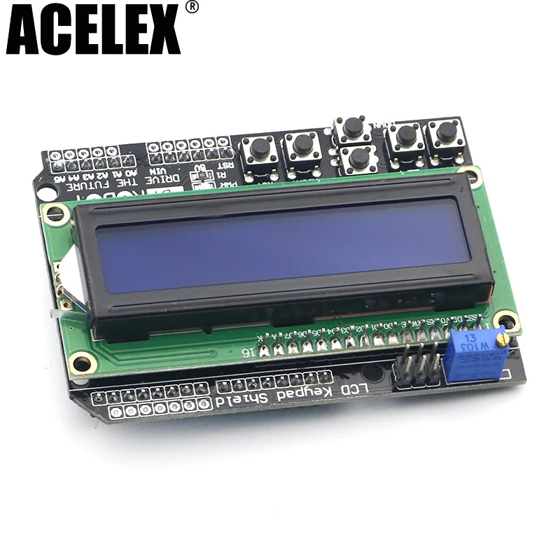 ЖК-клавиатура Щит lcd 1602 lcd 1602 Модуль дисплей для Arduino ATMEGA328 ATMEGA2560 raspberry pi UNO синий экран