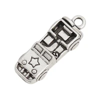 rainxtar fashion vintage alloy car shape charms for jewelry making 923mm aac255
