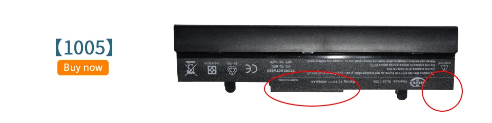 Jigu Аккумулятор для ноутбука Asus Eee PC EPC 1215 ПК 1215B 1215N 1015b 1015 1015bx 1015p x 1015p A31-1015 A32-1015 AL31-1015