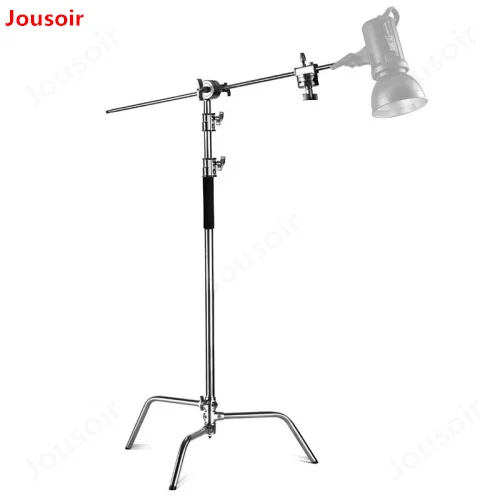 2 PCS Heavy Duty adjustable Light Stand Max Height 10 feet/3m with 4 feet Holding Arm and Grip Head Kit for Photographic CD15 |