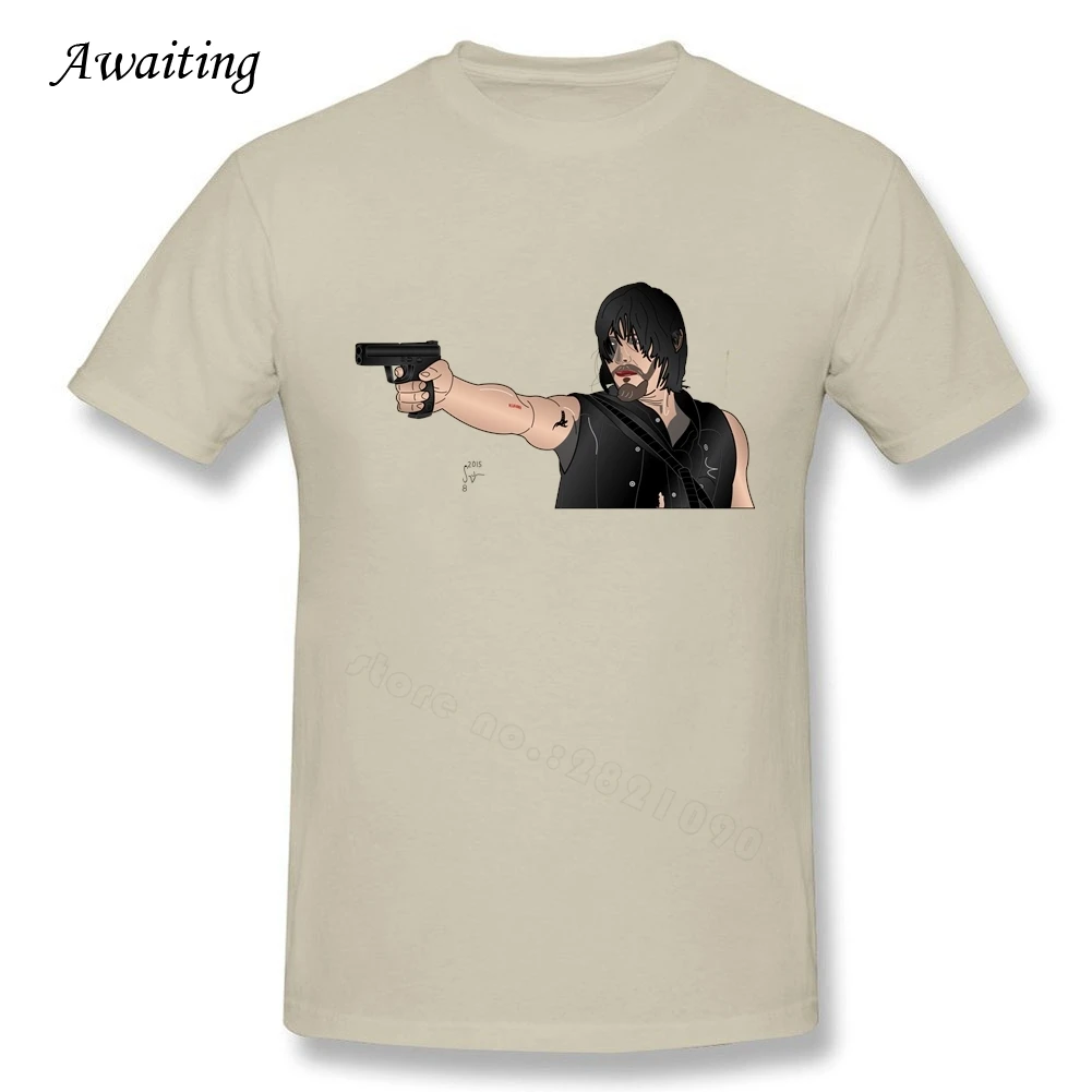 Дэрил Диксон The Walking Dead Man Футболки Лето Графический Тройники рубашки Для Мужчин С