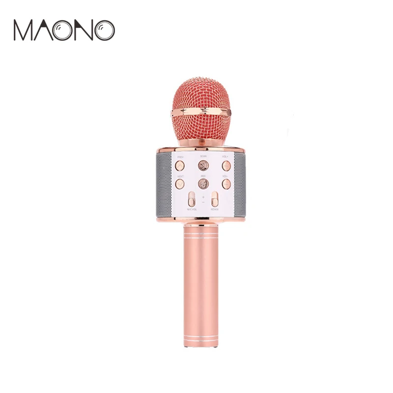 Профессиональный Bluetooth Беспроводной микрофон караоке Динамик портативного