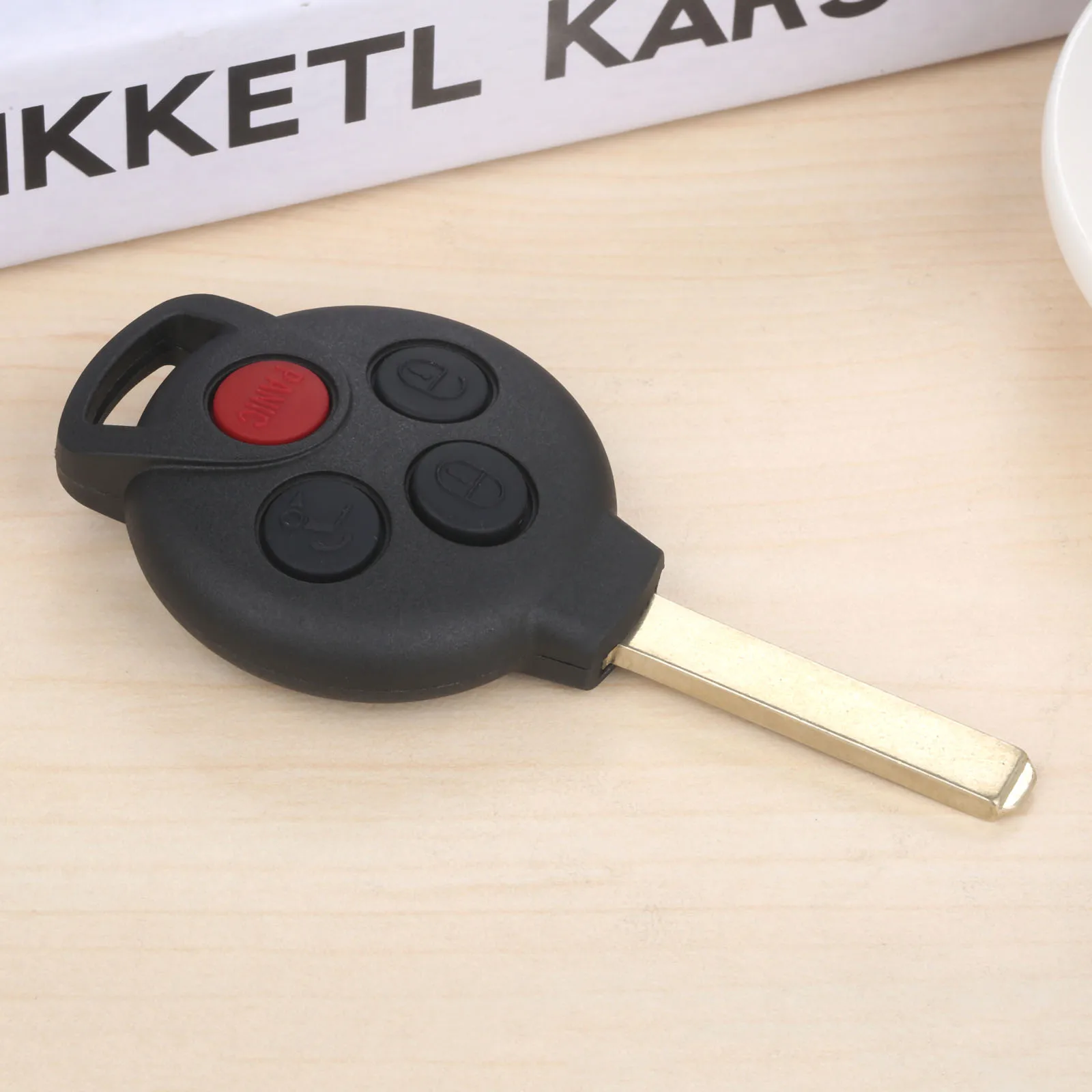 4 кнопки 315 МГц PCF7941 чип Замена дистанционного ключа Fob KR55WK45144 для Mercedes benz Smart Fortwo 2005