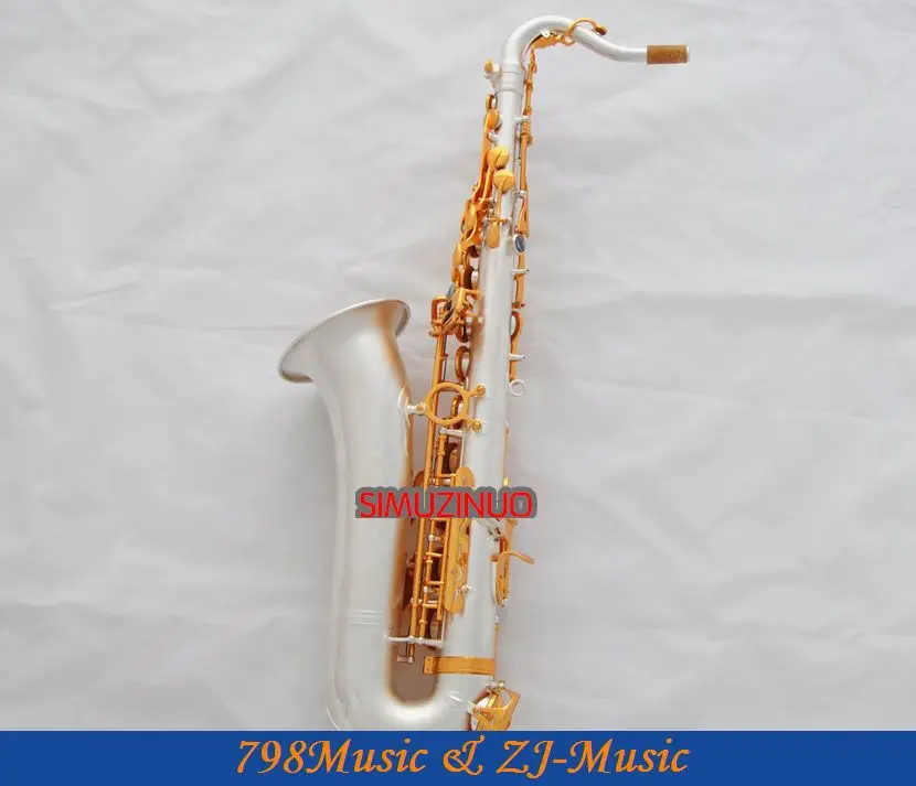 Профессиональный C Melody саксофон атласный посеребренный sax ключ Абалон+ чехол