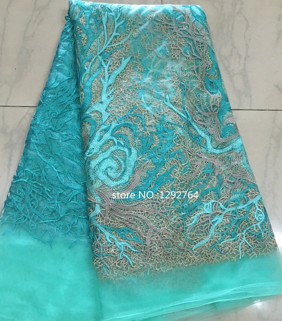 NEW Embroidery designs polyester high quality african Tulle lace. latest nigerian french lace fabric for women Wedding dress | Дом и сад
