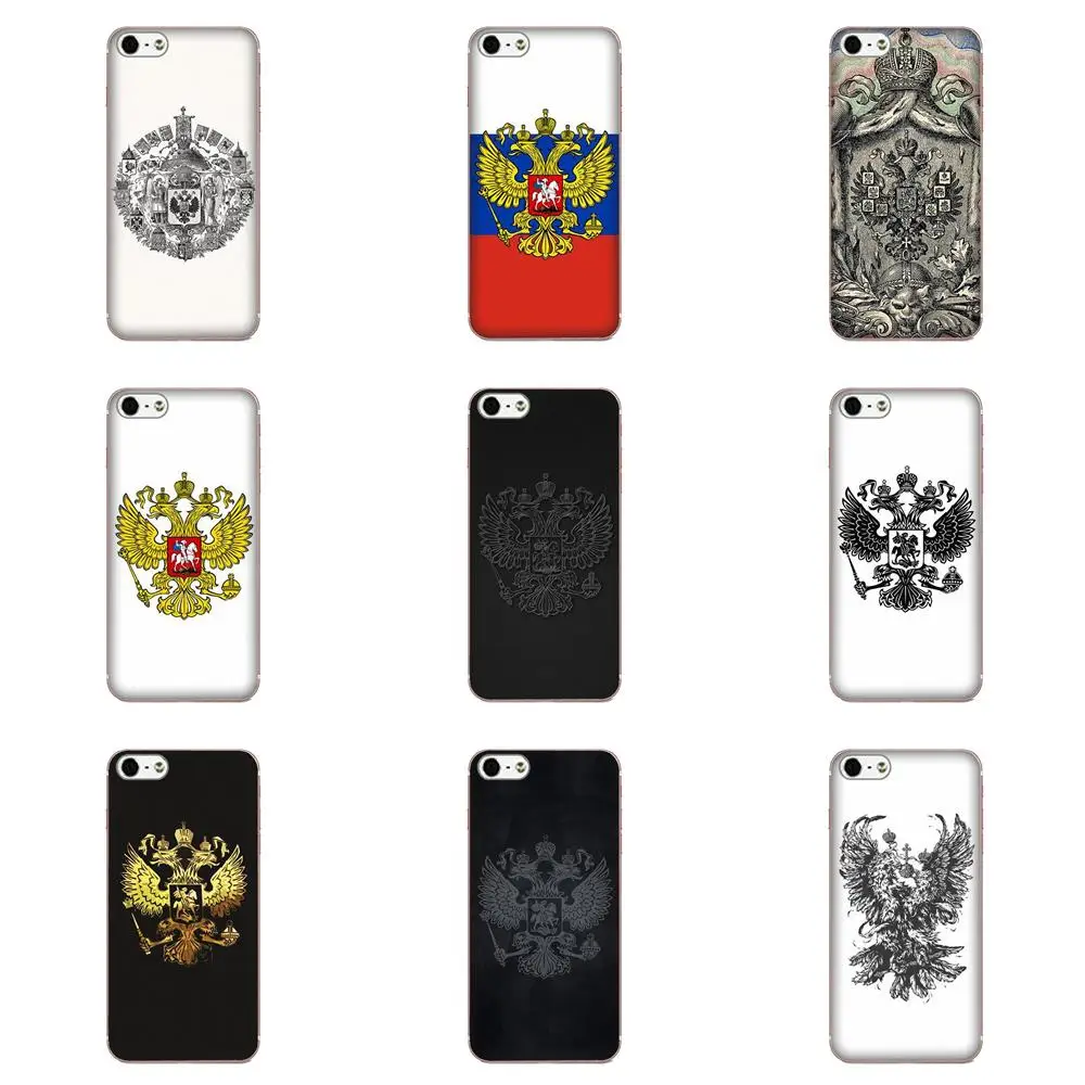 Русский герб классический телефон аксессуары чехол для Apple iPhone 4 4S 5 5C 5S SE 6 6S 7 8 Plus X
