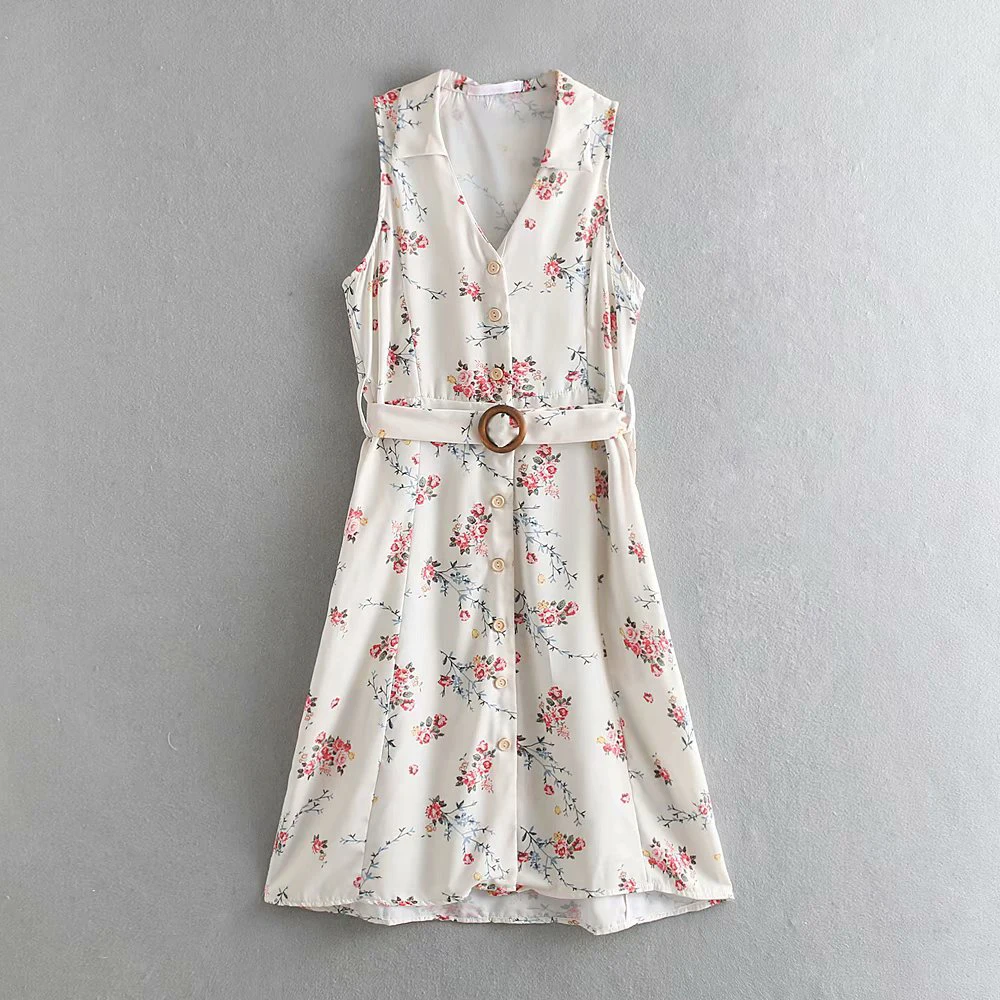 Для женщин Летняя мода Boho Цветочный принт платье 2019 женские летние элегантные