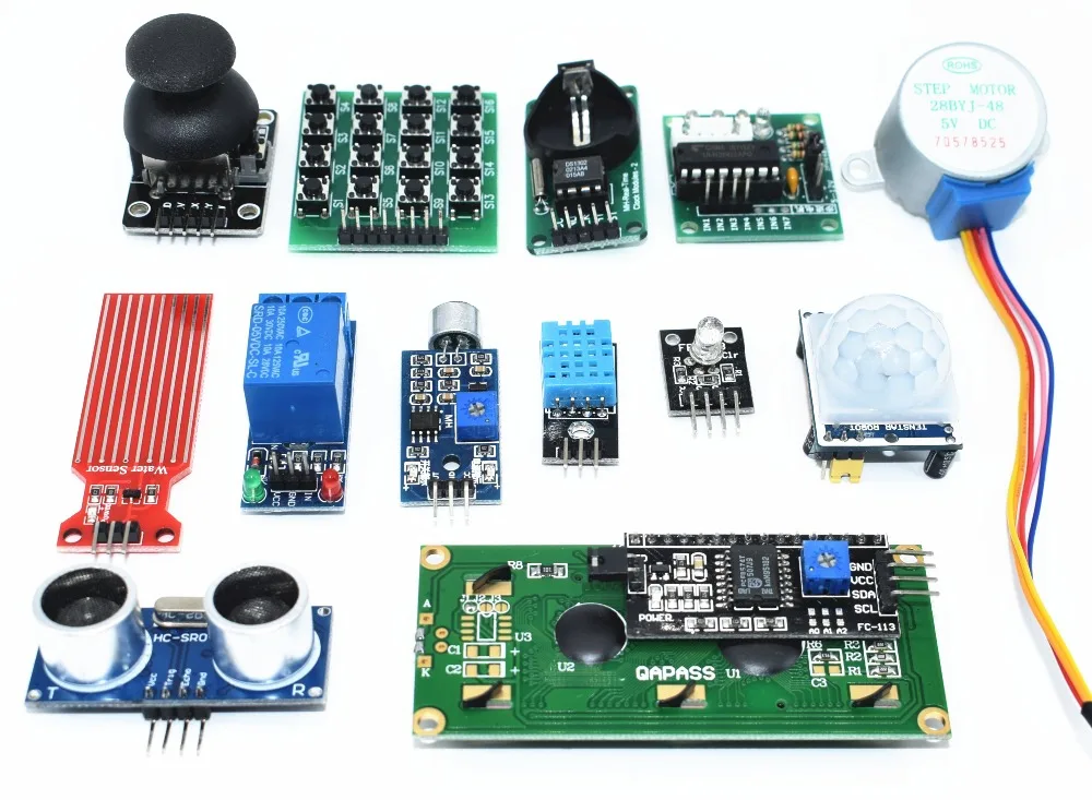 Стартовый комплект для arduino UNO r3 с MEGA 2560 /Lcd1602 I2C/фотосессия/кабель RC522/Dupont в