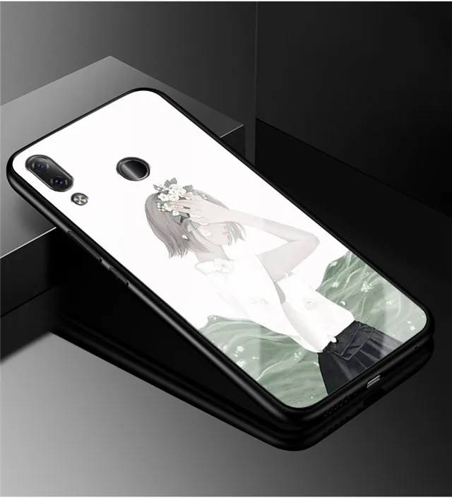 E 6,39 для lenovo Z5 Pro Чехол из закаленного стекла жесткий чехол для lenovo Z5 Pro Чехол L78031 Z5Pro крышка Z 5 Pro мягкая силиконовая рамка Para - Цвет: 27