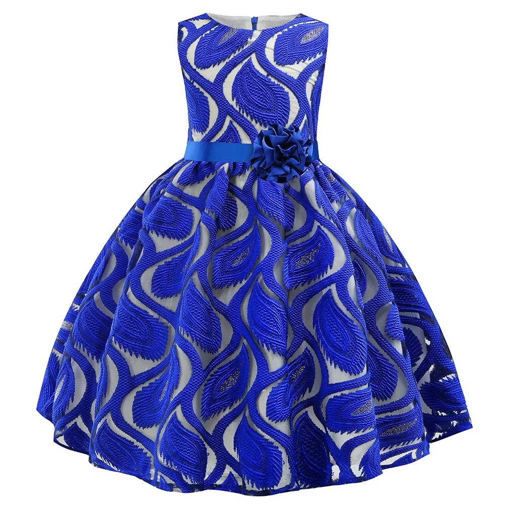 

Summer Girls Dresses Striped Hollow Dress For Girls Party Princess Tutu Dress Kids Clothes Toddler Girls Clothing