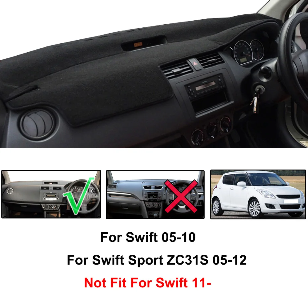 Xukey подходит для Suzuki Swift Sport приборная панель чехол 2005 2006 2007 2008 2009 2010 коврик