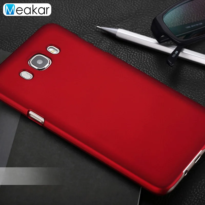 Coque 5.5For samsung Galaxy J7 чехол для samsung Galaxy J7 On8 J710 J710Fn Sm-J710f телефона чехол-лента на заднюю панель - Цвет: red