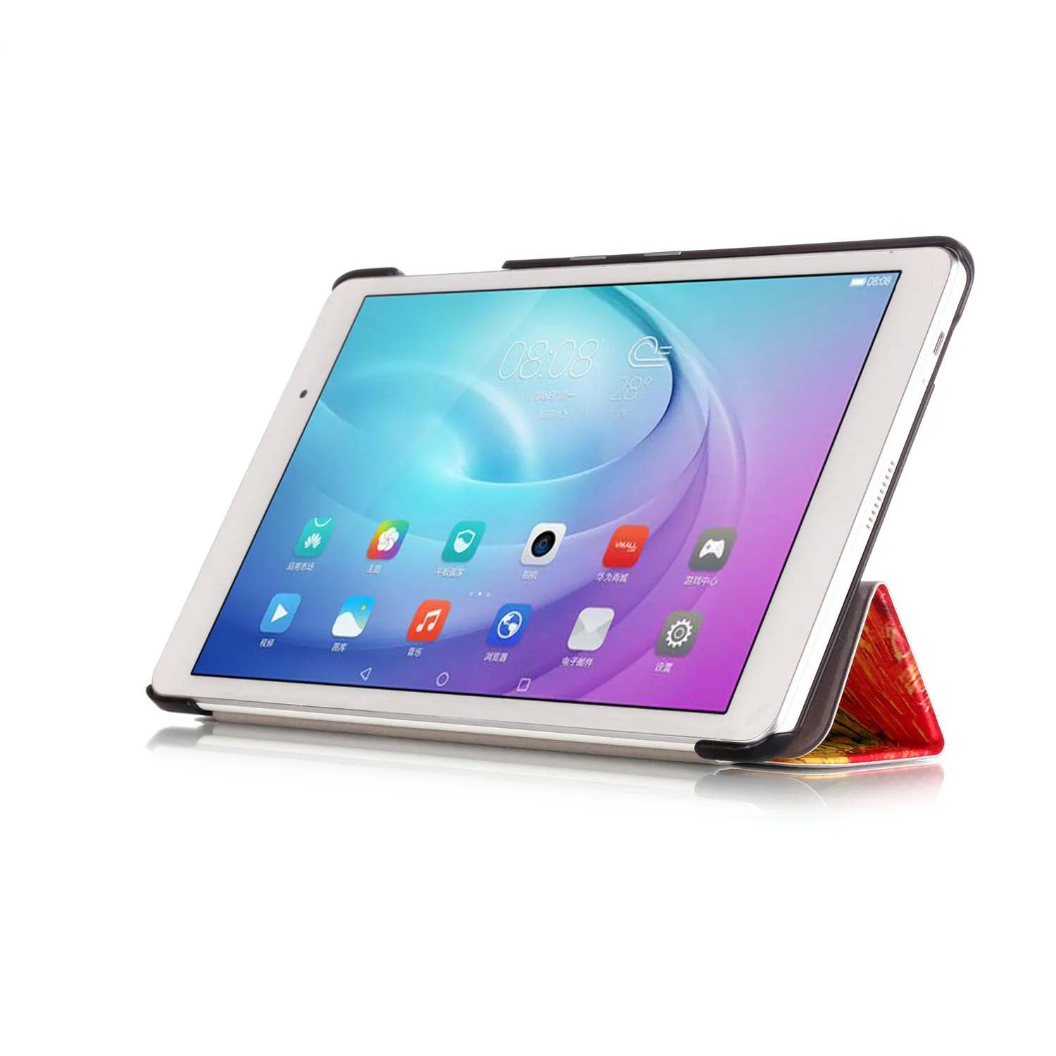 Магнитный ультра умный чехол для Huawei MediaPad T2 Pro 10 0 FDR A01W кожаный с подставкой три