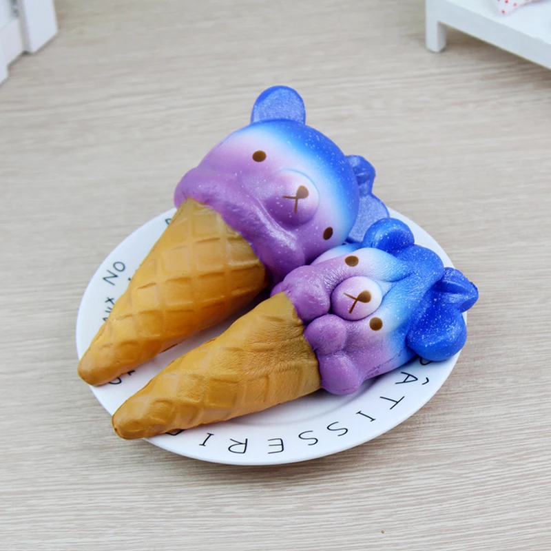 15 см Kawaii Мороженое медведь Ароматические дети мягкие игрушки замедлить рост