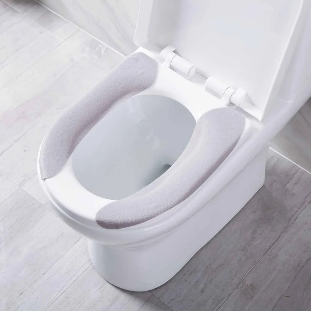 2 шт. коврик для унитаза наклейки на сиденья портативный моющийся аксессуары