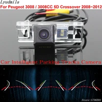 lyudmila car intelligent parking tracks camera for peugeot 3008 3008cc 5d crossover 20082012 reverse rear view camera