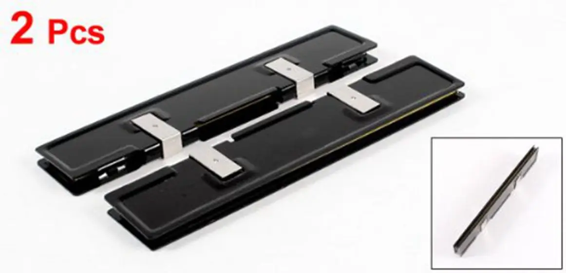 

2 x Aluminum Heatsink Shim Spreader Cooler Cooling for DDR RAM Memory
