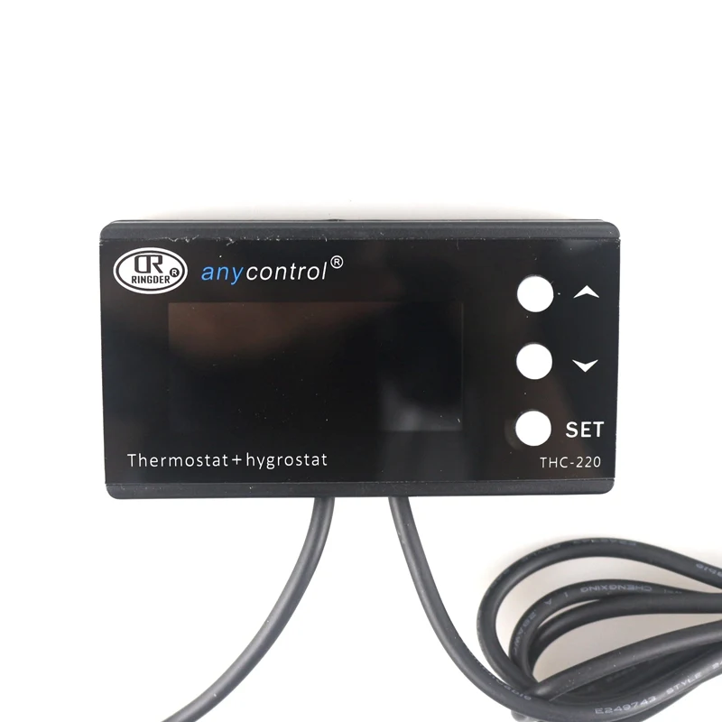Thc 220uk AC 220 В цифровой Температура регулятор влажности Термостат hygromstat для