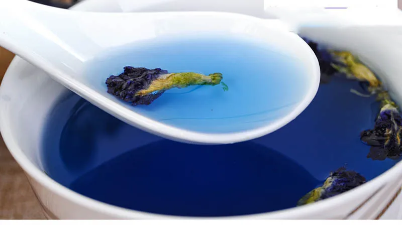 Моделирование Кухня игрушка Таиланд голубая бабочка 25g 50g Clitoria терна Чай голубая бабочка тайский бабочка горох Чай витамин игрушка