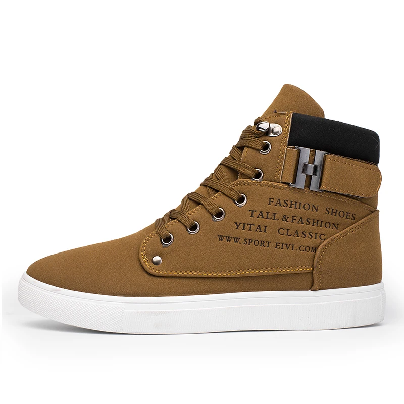 YWEEN New Men's Casual Shoes High-Top Autumn Winter Lace-up Men Ankle Boots | Обувь