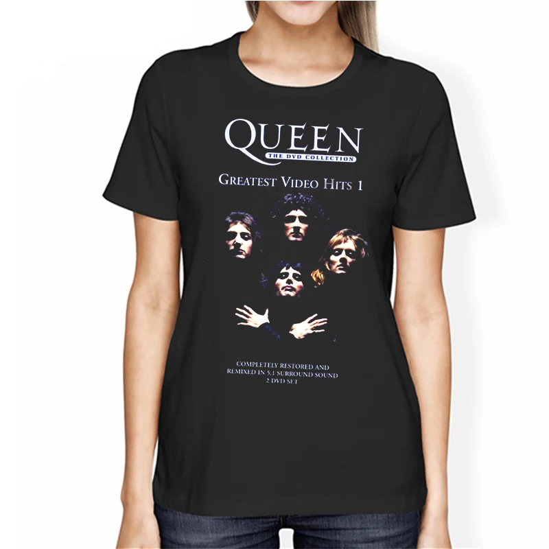 Модные мужские футболки с принтом рок группы QUEEN женская футболка хлопковые топы