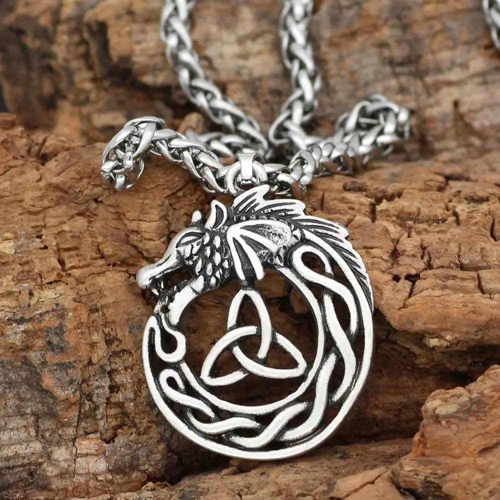 Скандинавская искусственная ирландская концентрическая Подвеска Ожерелье