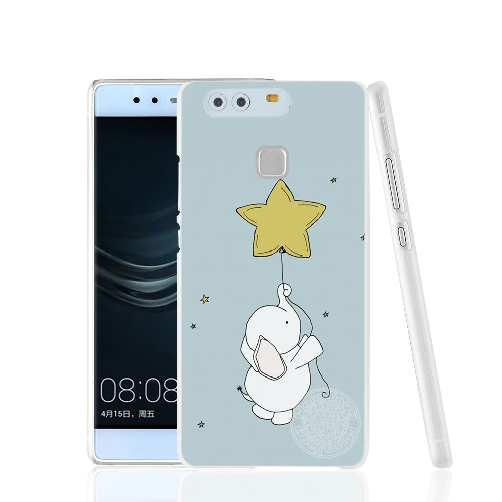 HAMEINUO Elephant Nursery Art Cover phone Case for huawei Ascend P7 P8 P9 P10 lite plus G8 G7 honor 5C 2017 mate 8 | Мобильные