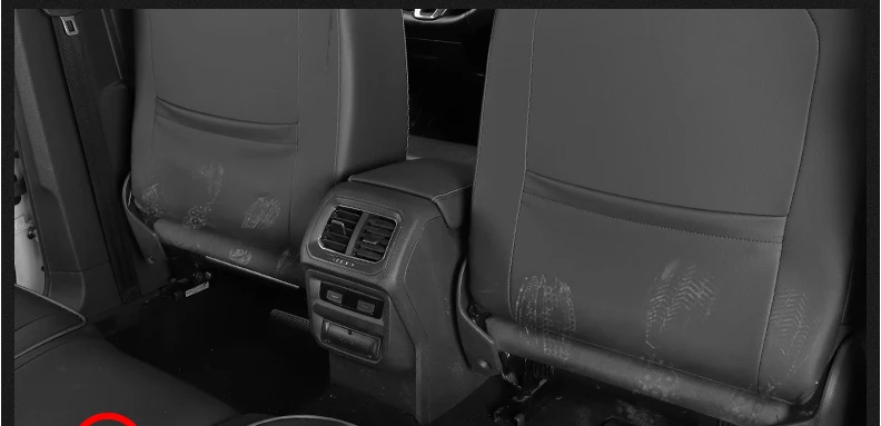 Lsrtw2017 волокно кожа автомобиль Подлокотник Сиденья анти-kick коврик для Volkswagen Tiguan