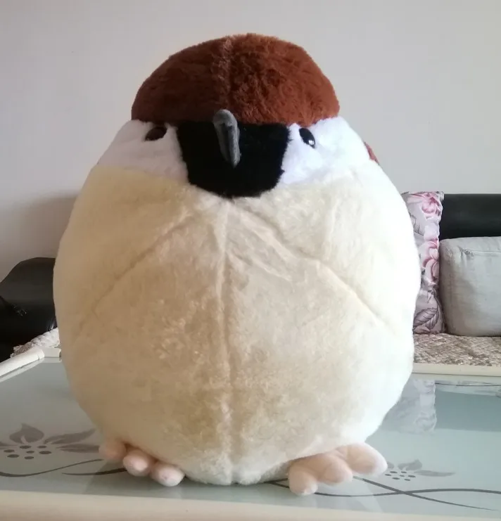 Новое поступление бесплатная доставка милые плюшевые игрушки Sparrow мягкая