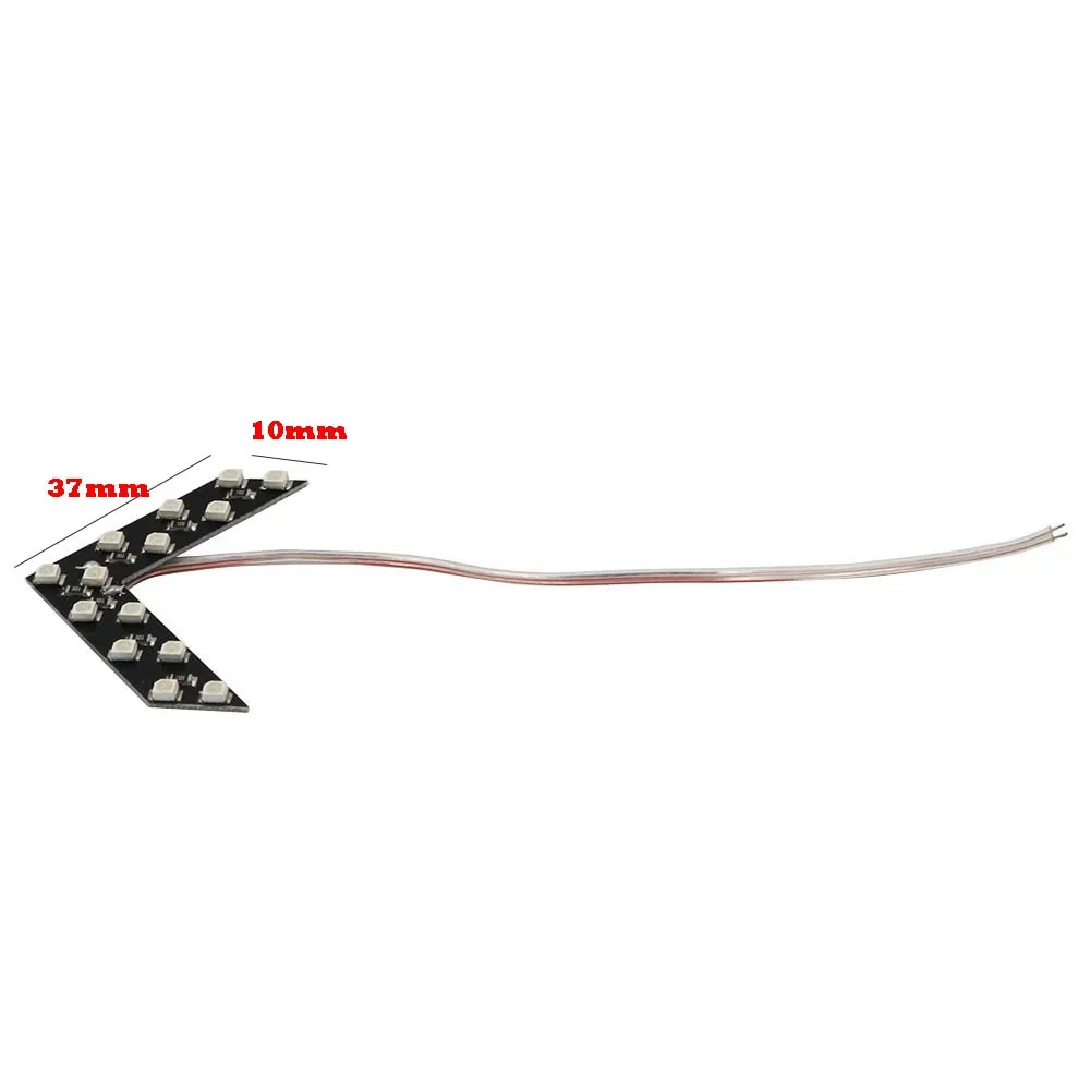 YSY 200x14 SMD светодиодный индикатор со стрелкой для автомобильного зеркала заднего