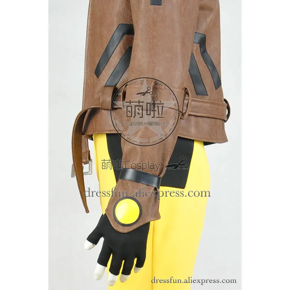 X-Men X Men Cosplay All-New X-Factor Gambit костюм Новая Коричневая Куртка Пальто Костюм Униформа
