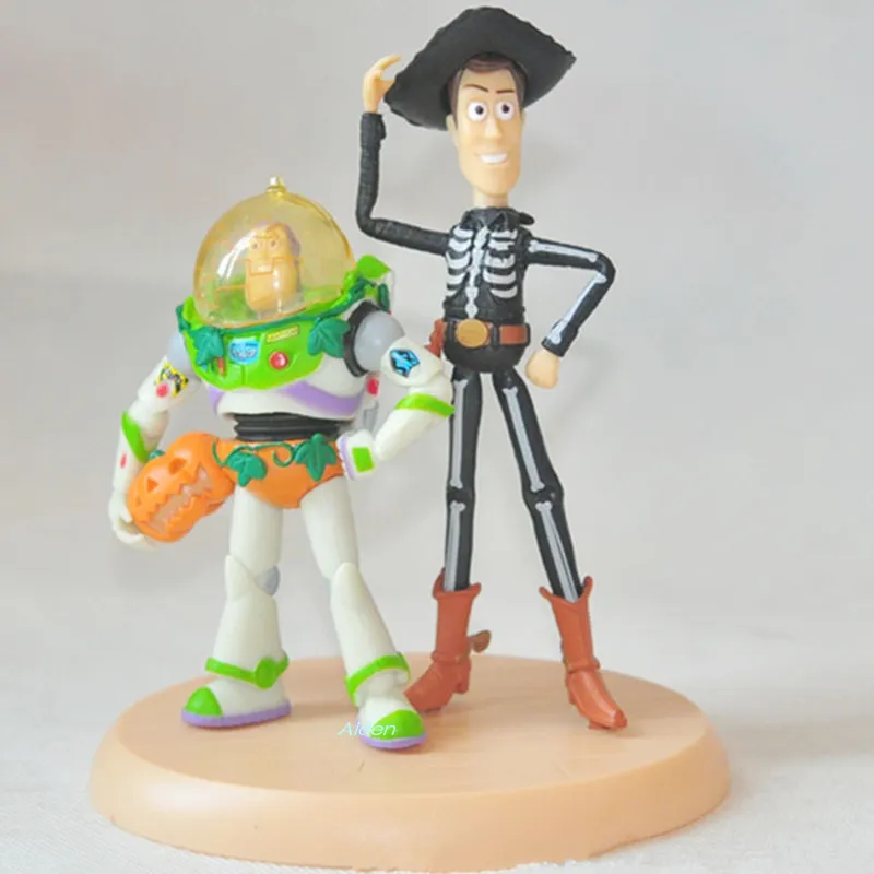 2 шт./компл. Banpresto История игрушек трюк или игрушки приз Вуди и Базз Лайтер ПВХ