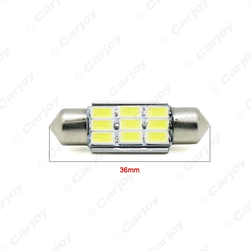 LEEWA 2 шт. 12VDC автомобильный белый 36 мм/39 мм/41 мм 3 ватт 240lm 6SMD 5630 LED гирлянда купол