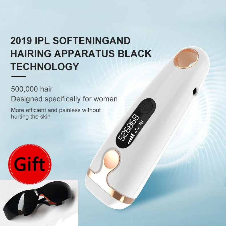 Лазерный эпилятор IPL перманентное удаление волос 500000 Flash Touch Body Leg бикини триммер