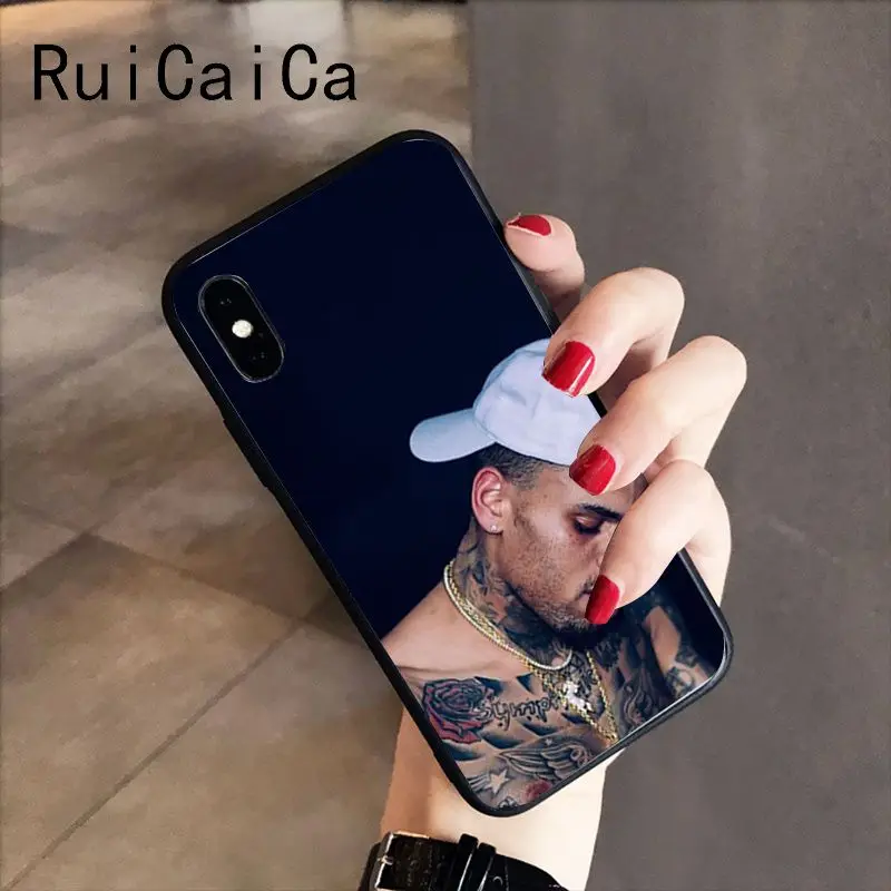 RuiCaiCa популярный человек Криса коричневый Breezy роскошный уникальный дизайн PhoneCase