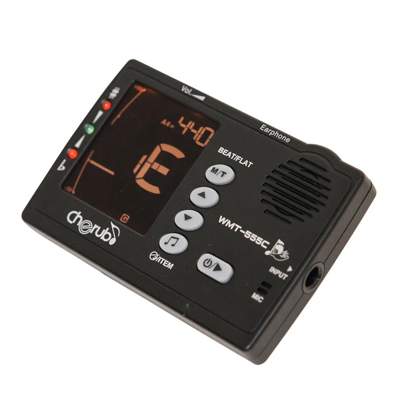 Cherub WMT 555C электронный цифровой 3 в 1 ЖК дисплей|cherub guitar tuner|cherub tunercherub metronome |