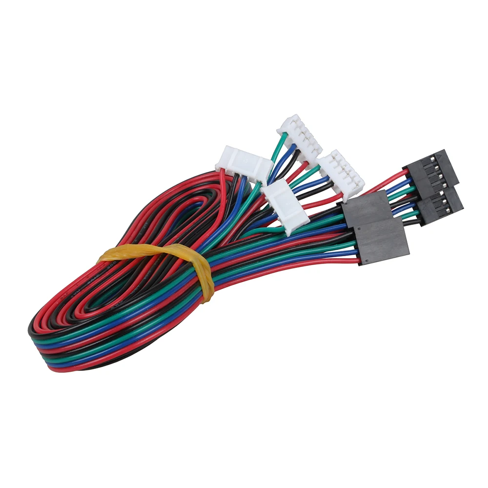 3DSWAY 3D части принтера 4 шт.лот 1 м2 м DuPont 2,54 линия 4pin, 6pin шаговый двигатель соединительный кабель с разъемом кабеля Nema17 шаговый двигатель прово... (art.: 7a39f9a91) - 7a39f9a91